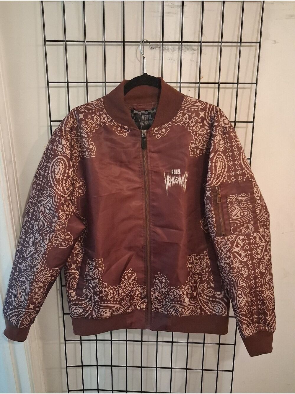 Rebel Vengeance Skull Bomber Jacket